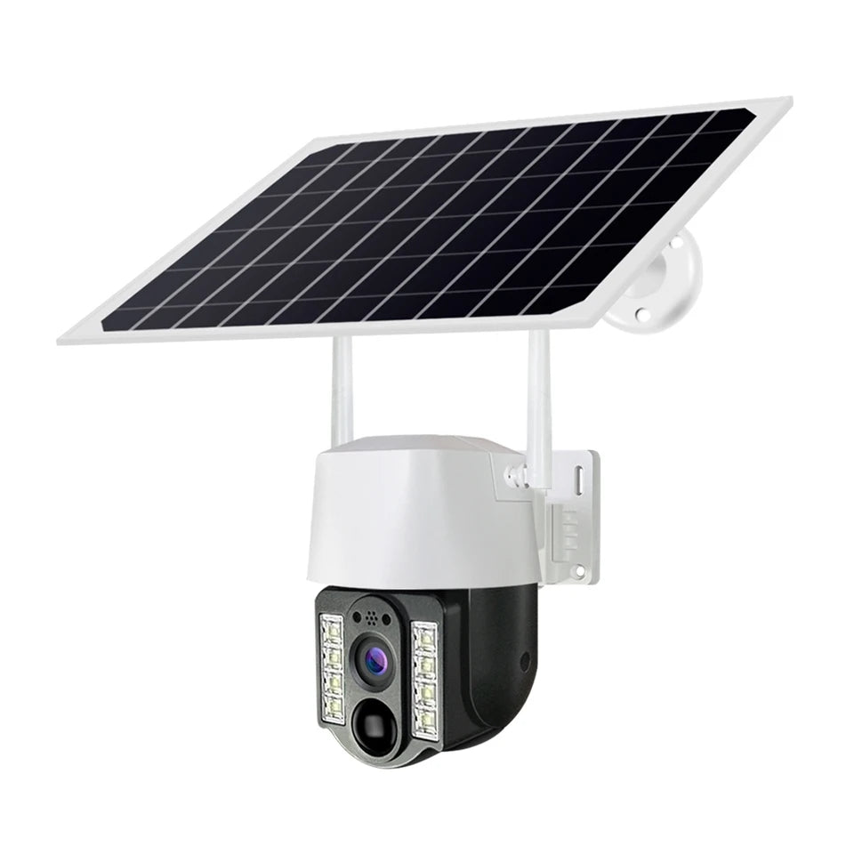 Solar Power Backup Outdoor Wifi Security Camera Built-In-Battery Back Up