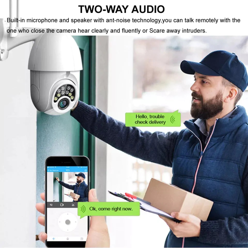 Outdoor 360° Full HD WiFi Security Camera