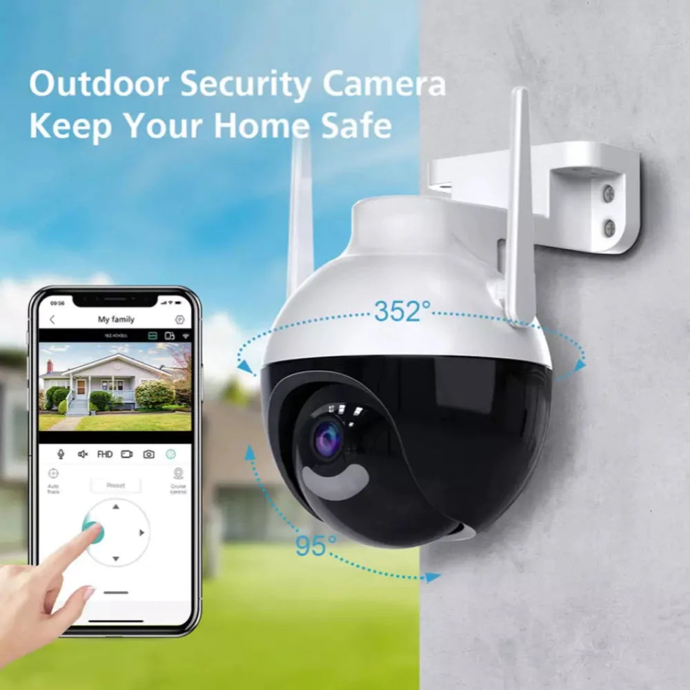 Outdoor 4K UHD 360° WiFi Security Camera