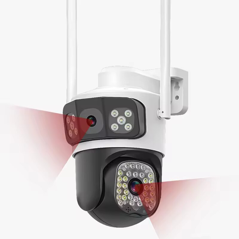Outdoor Triple Lens PTZ 360° Wifi Security Camera