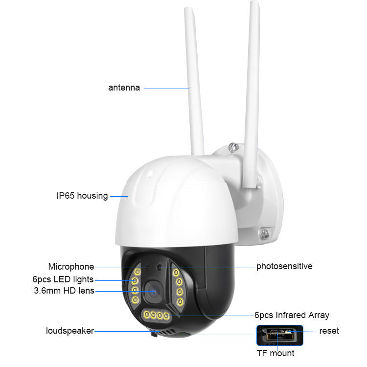 4G SIM PTA Approved Outdoor Security Camera