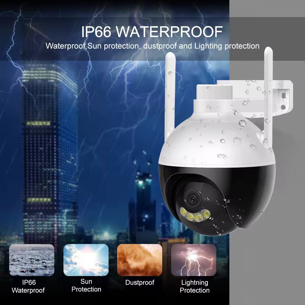 Outdoor PTZ 360° WiFi Security Camera