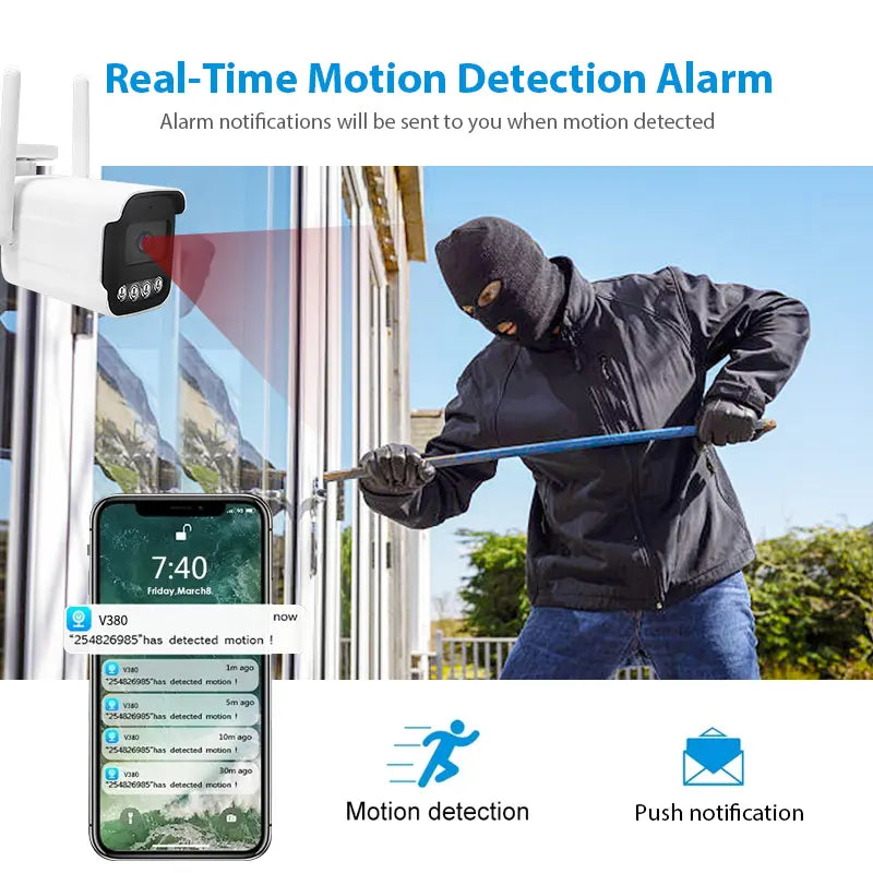 Outdoor Full HD Wireless WiFi Security Camera