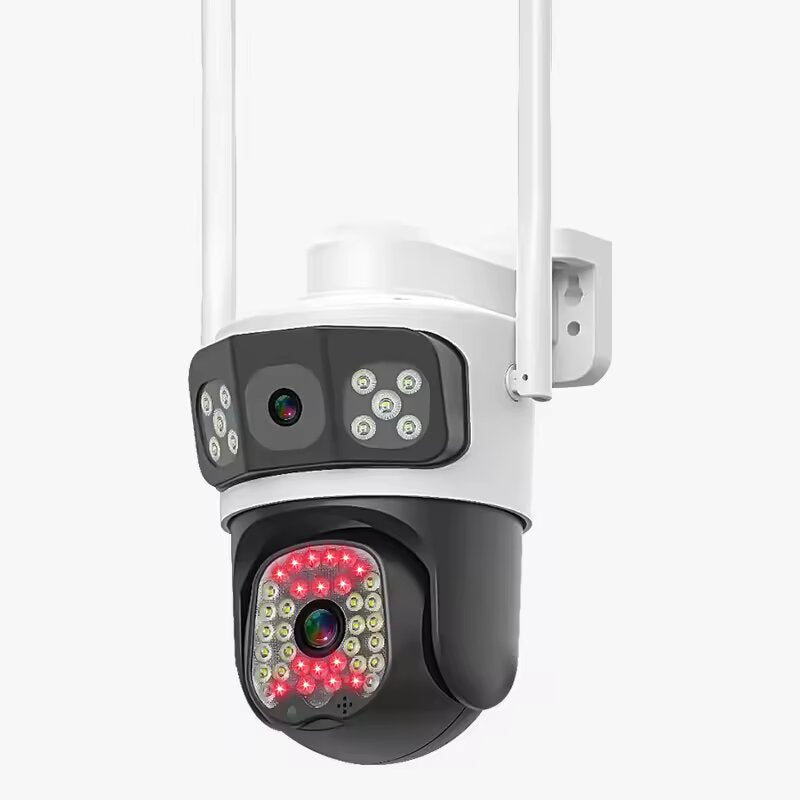 Outdoor Triple Lens PTZ 360° Wifi Security Camera