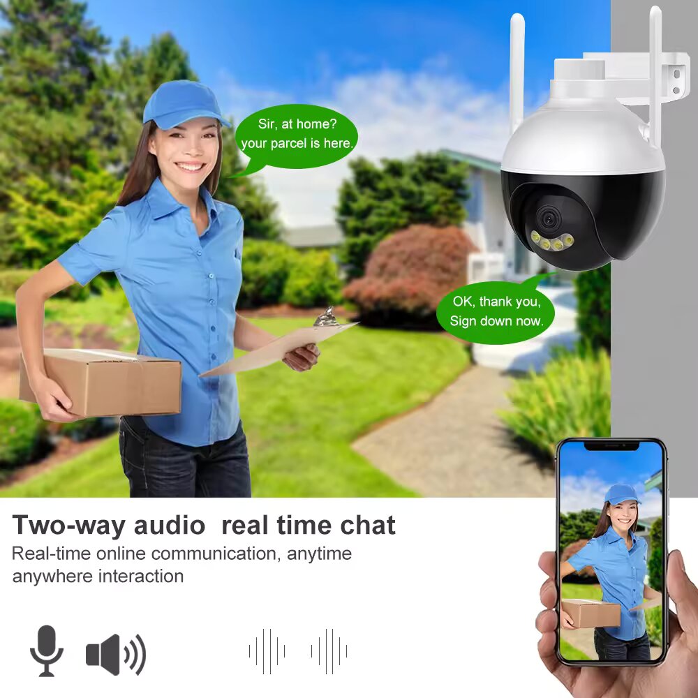 Outdoor PTZ 360° WiFi Security Camera
