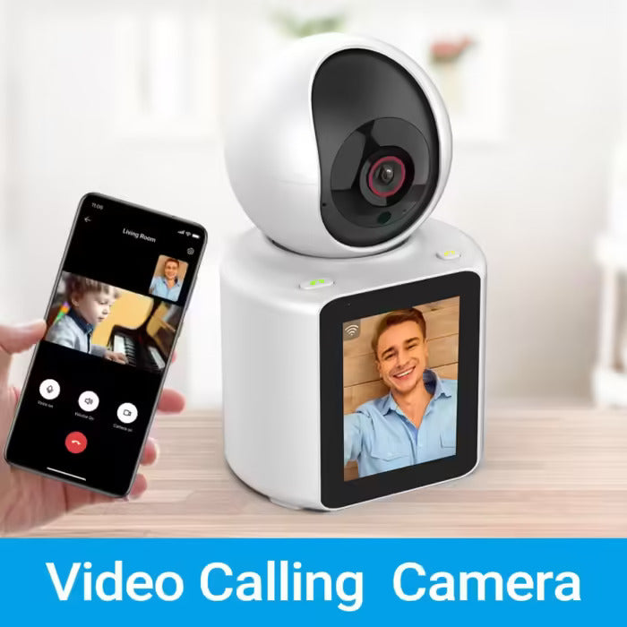 Baby Monitor & Indoor PTZ 360Β° WiFi Security Camera UHD Display