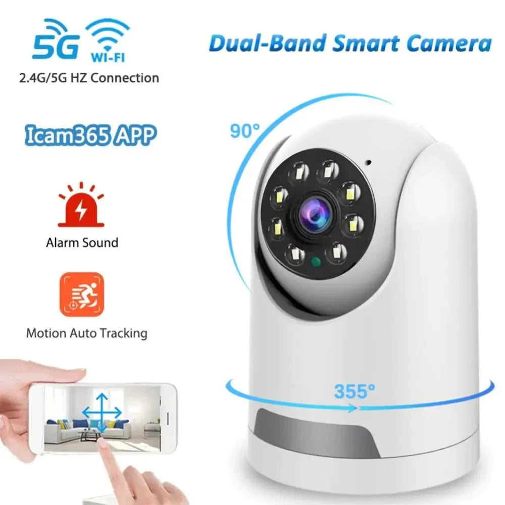360Β° Indoor WiFi Dome Smart Camera