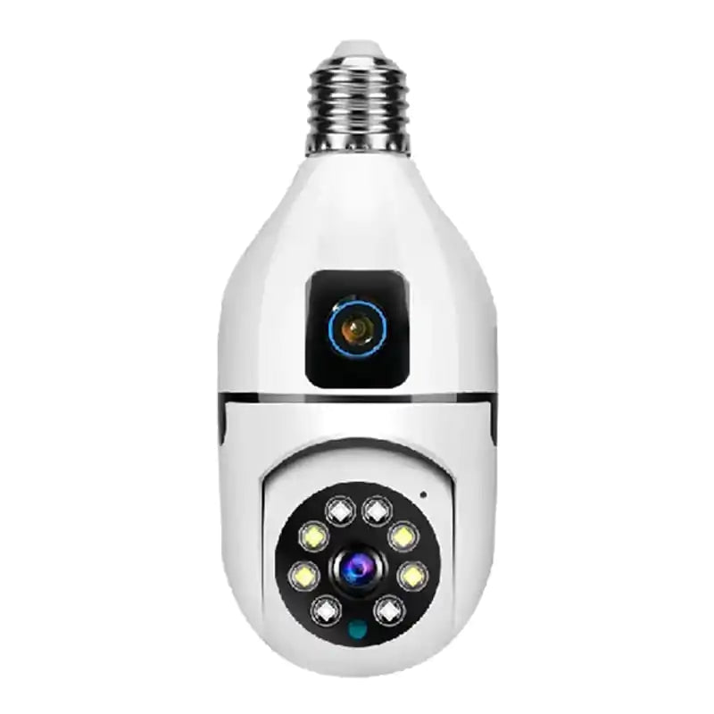 360Β° Indoor Bulb holder Dual Lens WiFi Security Camera
