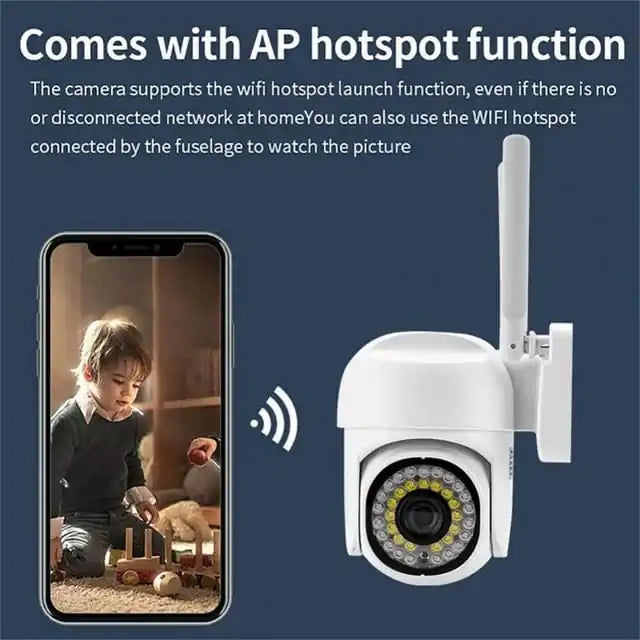 Outdoor 360° Full HD Wifi Security Camera
