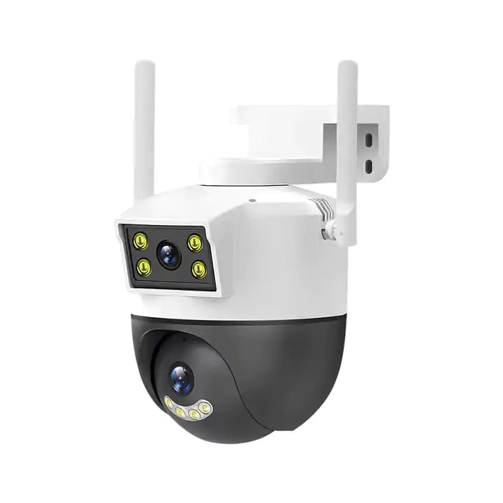 Outdoor Dual Lens PTZ 360° Wifi Security Camera