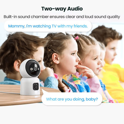 Baby Monitor & Indoor PTZ 360° WiFi Security Camera