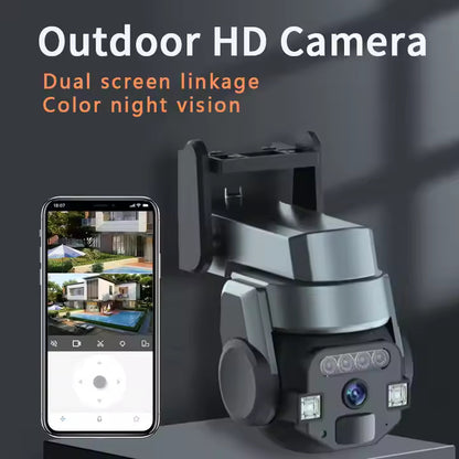 Modern Outdoor 360° PTZ Full HD Smart Wifi Security Camera