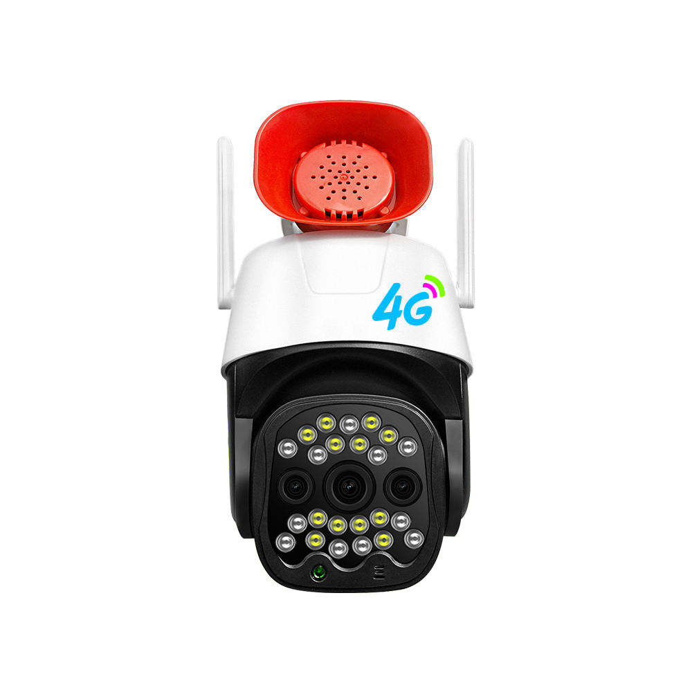 4G SIM PTA Approved Siren Outdoor Security Camera