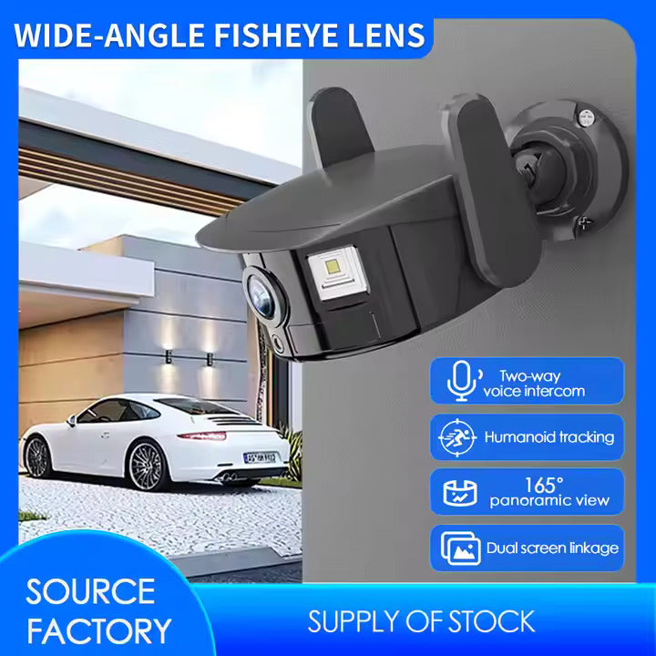 Modern Fish Eye Panoramic Auto Cruise Full HD Smart Wifi Security Camera