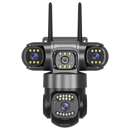 Outdoor 4 Lens PTZ 360° Wifi Security Camera
