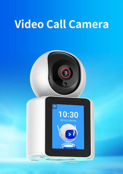 Baby Monitor & Indoor PTZ 360° WiFi Security Camera  UHD Display